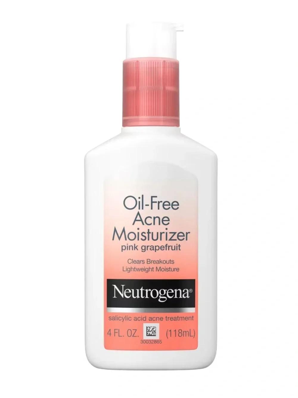 TWO (2) Neutrogena Oil-Free Acne Moisturizer - Pink/White NWT